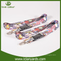 New custom attractive nice cartoon lanyard with metal hook